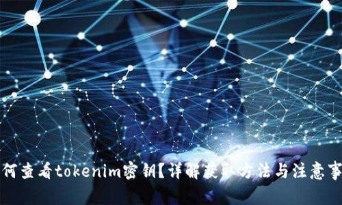 如何查看tokenim密钥？详解获取方法与注意事项