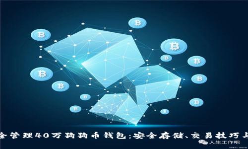 : 如何安全管理40万狗狗币钱包：安全存储、交易技巧与风险防范